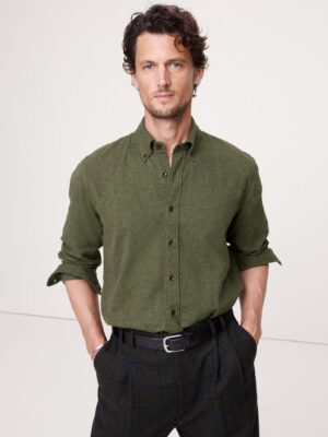 Standard-Fit Lightweight Flannel Shirt